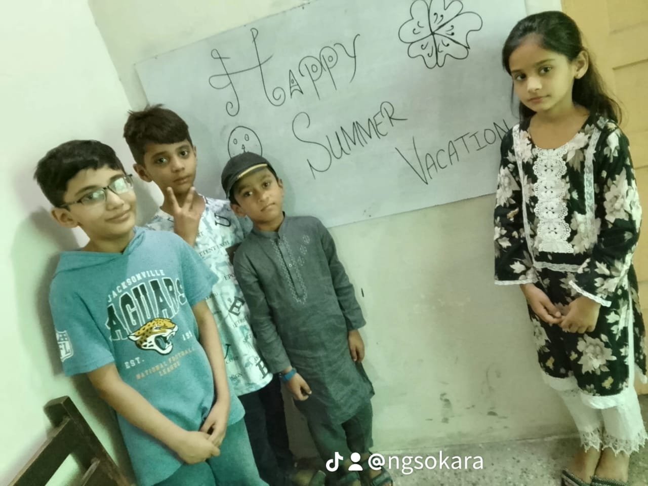 Our students showing off their creativity and joy during Happy Summer Day