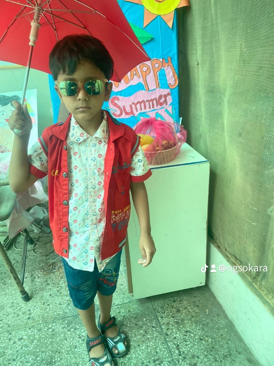 Summer vibes and school pride — our students enjoying every moment
