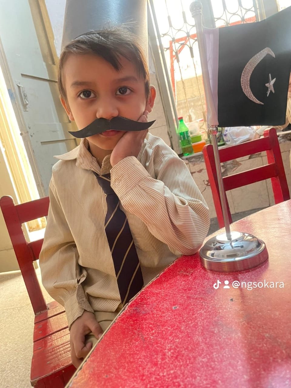 Iqbal Day Our littlest scholar dressed as Allama Iqbal — inspiring big dreams from a young age!
