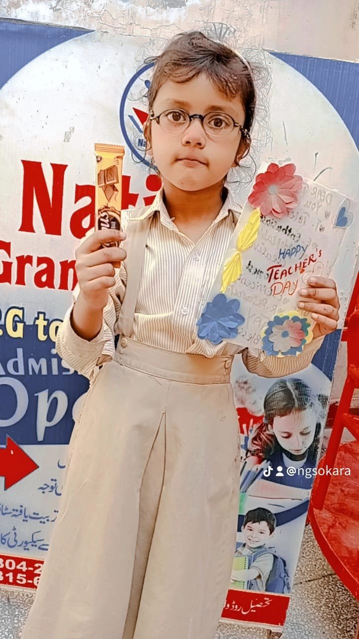 Happy Teachers' Day A gift made with love — our students showing appreciation the sweetest way.